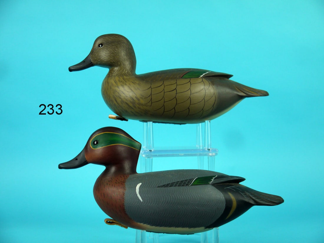 GREEN WING TEAL PAIR, C. FENNIMORE (1 of 4)