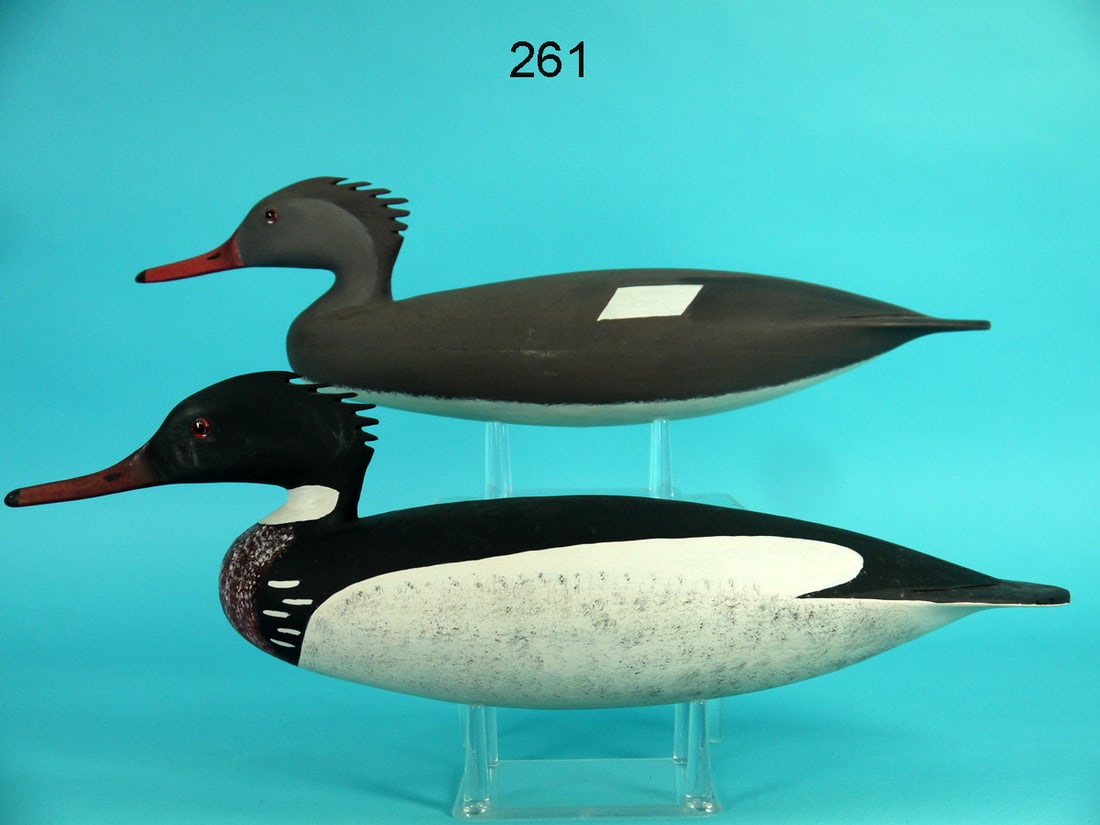 RED-BREASTED MERGANSER PAIR, H. CONKLIN (1 of 4)