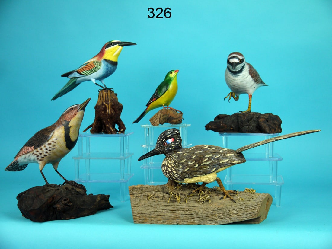 FIVE DECORATIVE BIRDS (1 of 1)