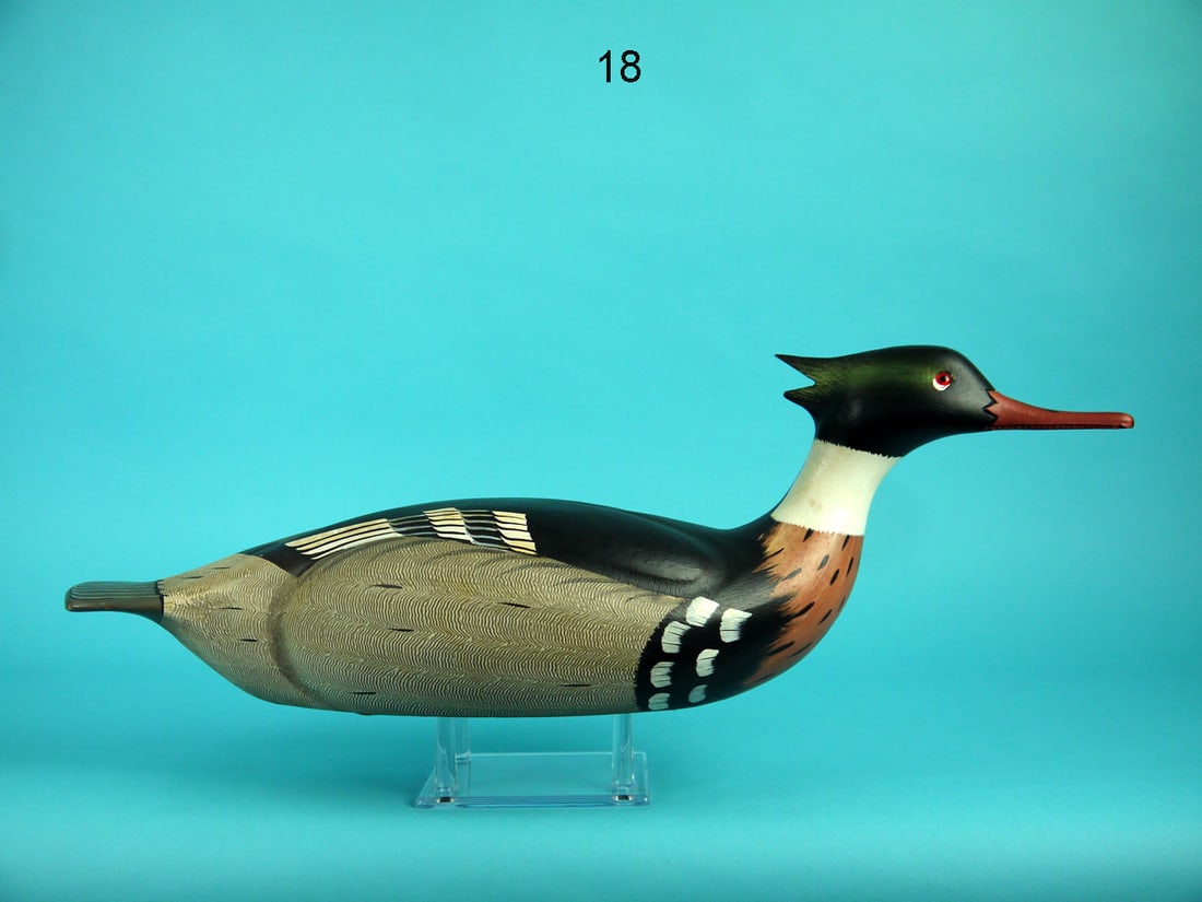 RED-BREASTED MERGANSER DRAKE, A. MADSEN (1 of 4)