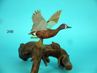 MINIATURE FLYING BLUE WING TEAL DRAKE