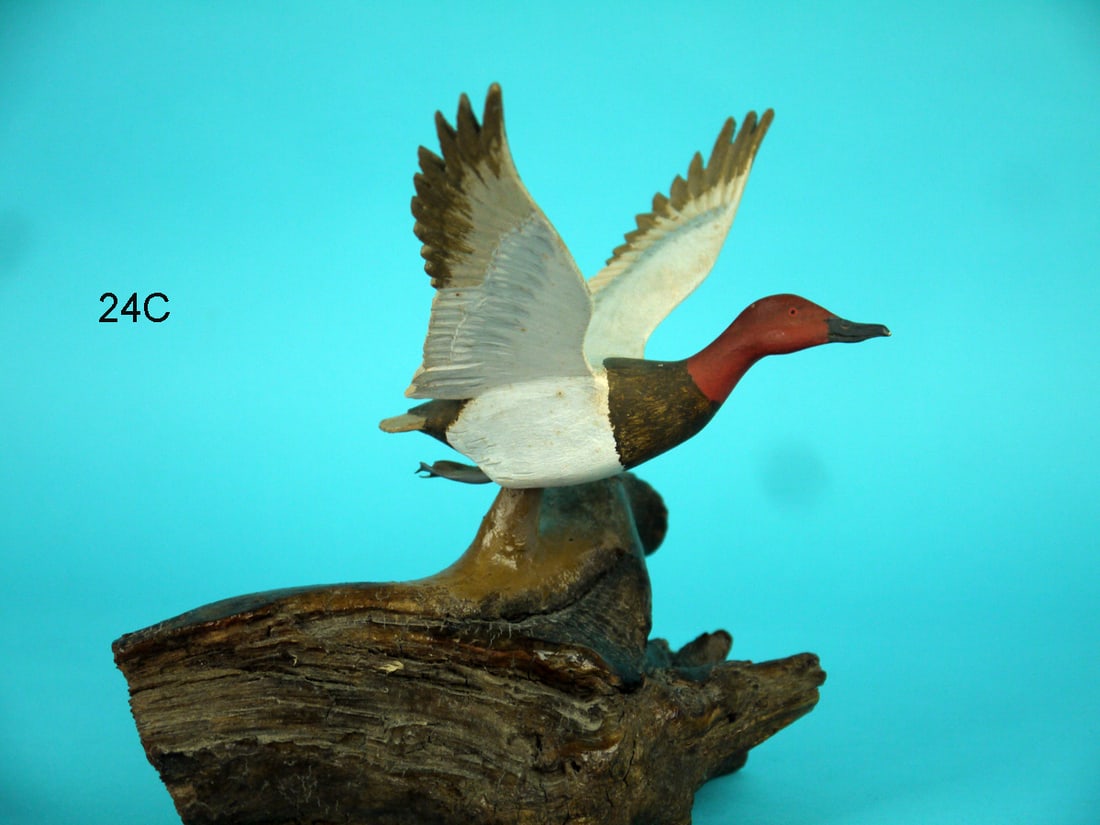 MINIATURE FLYING CANVASBACK DRAKE (1 of 3)