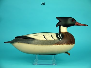 RED-BREASTED MERGANSER DRAKE, F.C. BROWN, JR.