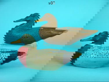 MINIATURE MALLARD PAIR, T. FITZPATRICK