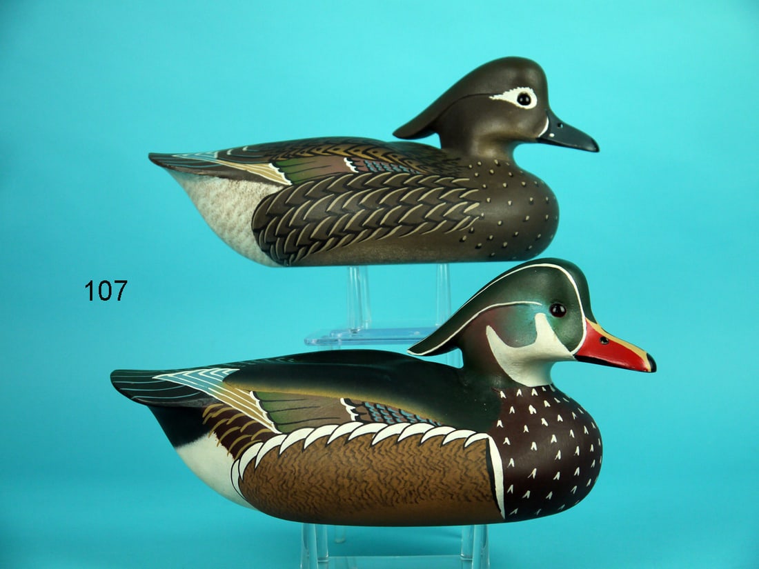 WOOD DUCK PAIR, W. CRANMER (1 of 4)
