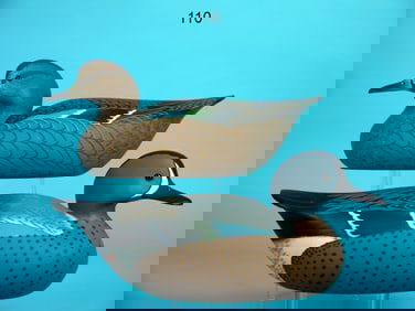 BLUE WING TEAL PAIR, W. CRANMER