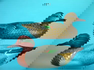 GREEN WING TEAL PAIR, W. CRANMER