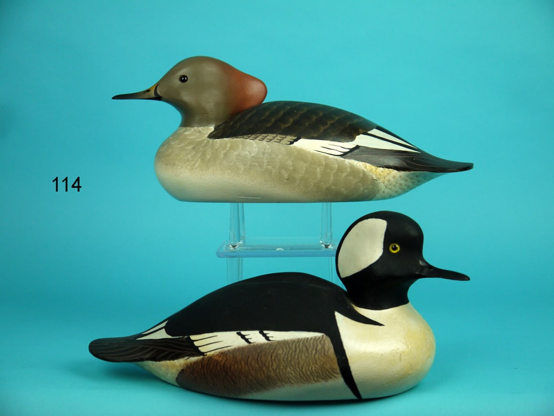HOODED MERGANSER PAIR, W. CRANMER (1 of 4)