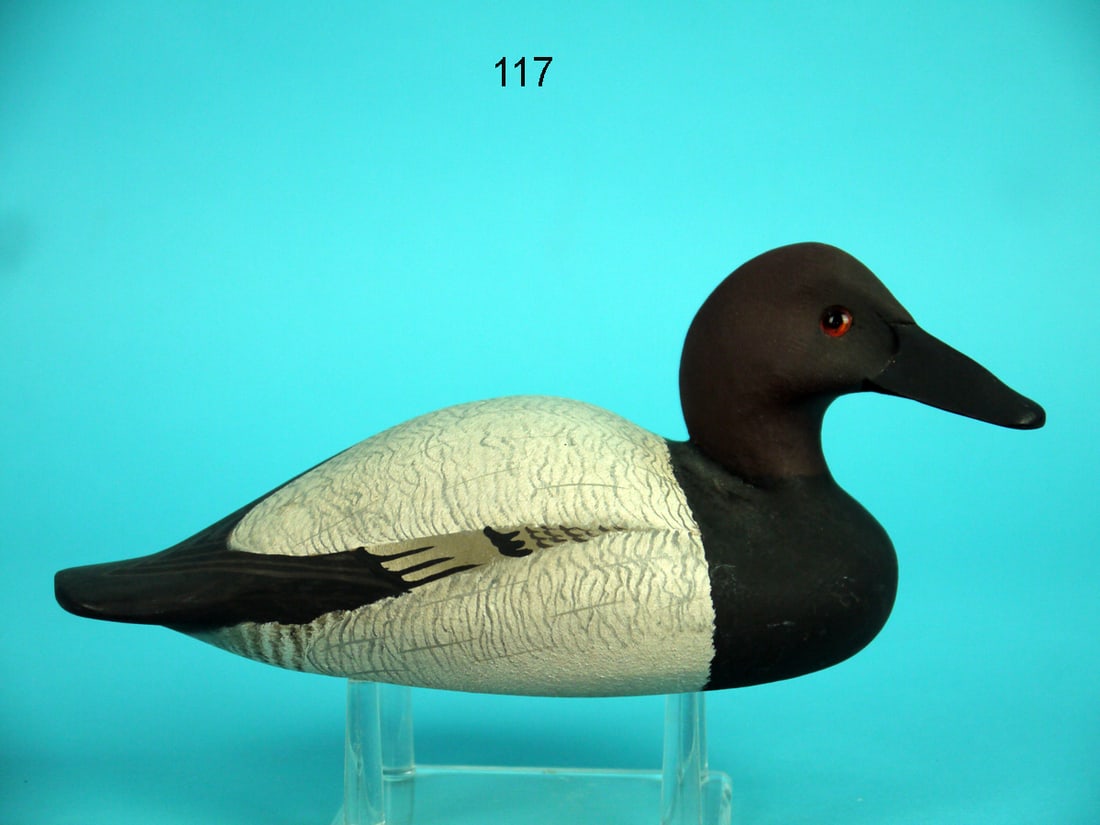 MINIATURE CANVASBACK DRAKE, W. CRANMER (1 of 4)