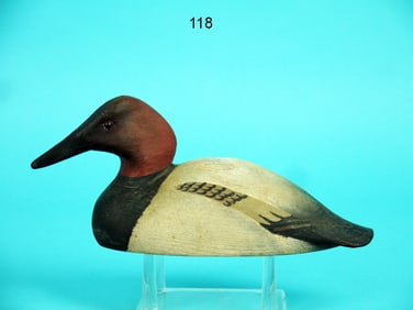 MINIATURE CANVASBACK DRAKE, W. CRANMER
