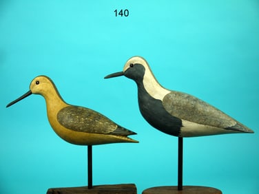 TWO SHOREBIRDS, H.V. SHOURDS