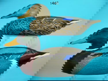 MINIATURE MALLARD PAIR, J. WEST