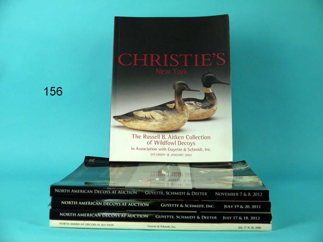 FIVE GUYETTE-SCHMIDT-DEETER AUCTION CATALOGS (1 of 1)