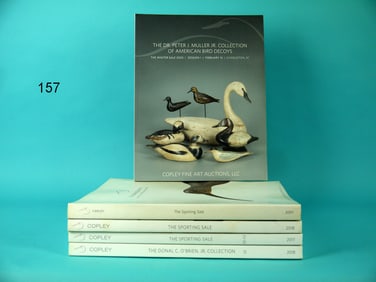 FIVE COPLEY AUCTION CATALOGS