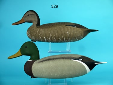 MALLARD PAIR, R. RUTTER