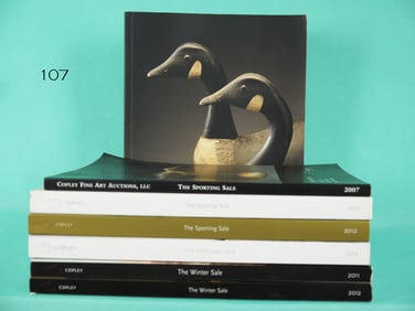 SEVEN COPLEY FINE ART AUCTION CATALOGS