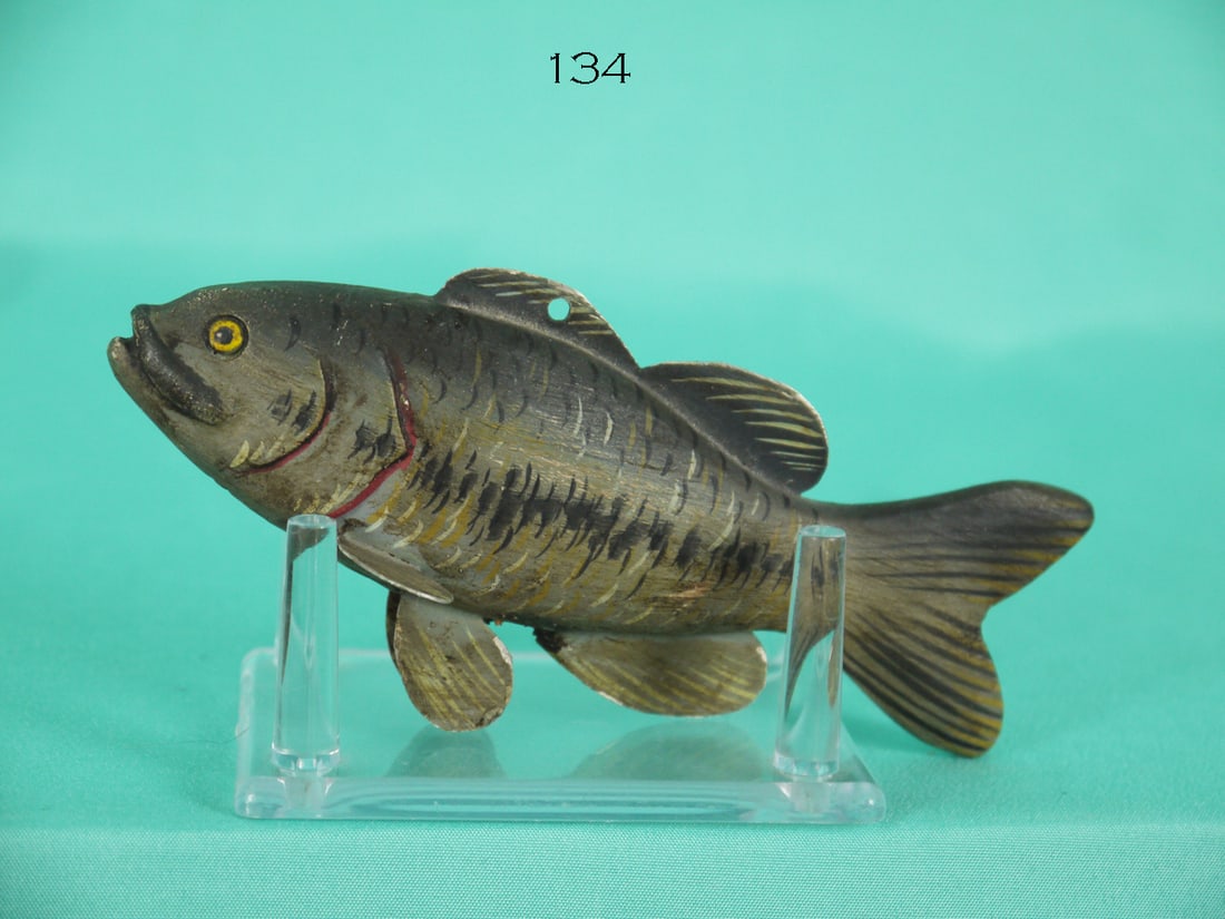 LARGE MOUTH BASS ICE FISHING LURE, F. JENNINGS (1 of 2)