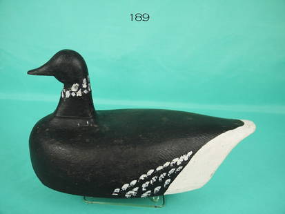 BRANT, T. DIXON ATTRIB.: BRANT attributed to Tom Dixon, Blackie Spit White Rock, British Columbia, Canada. Working paint and good structural condition with several tight neck cracks. Hollow bottom board construction. Weight r