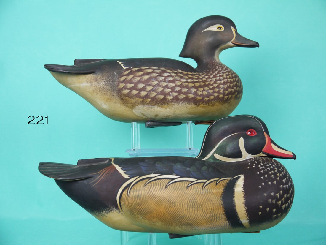 WOOD DUCK PAIR, J. WOOD (1 of 4)