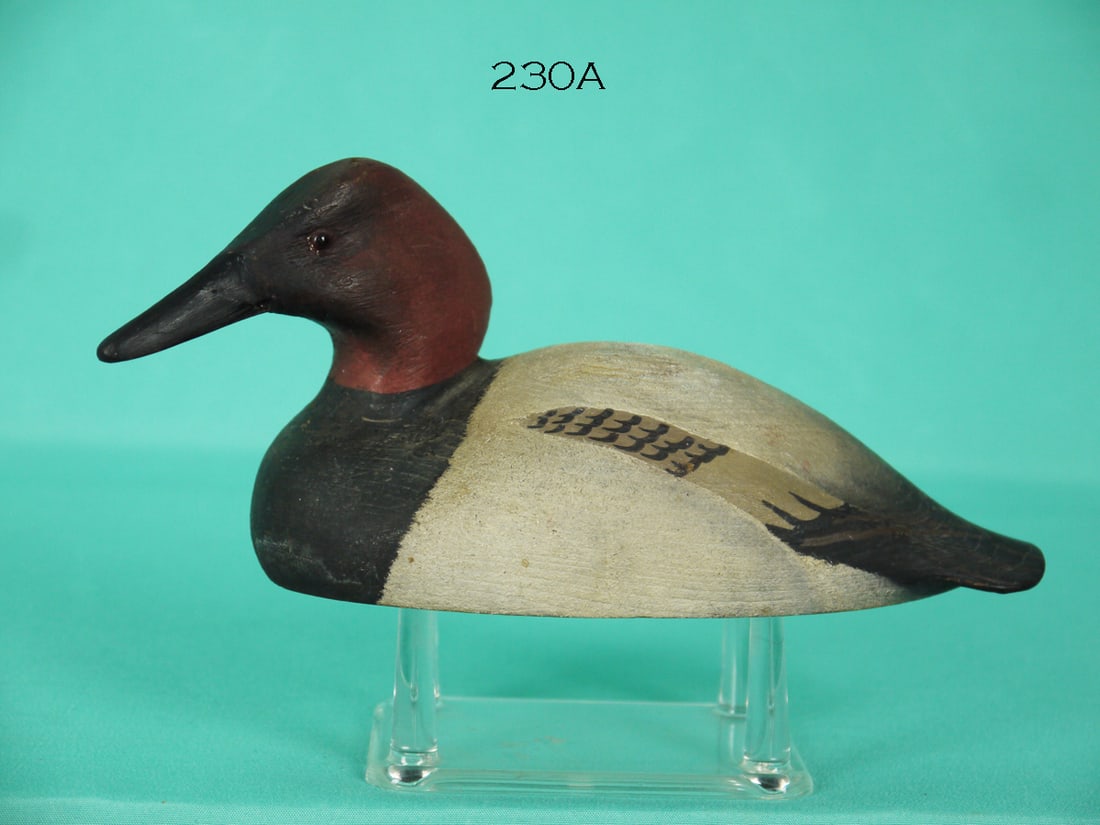 MINIATURE CANVASBACK DRAKE, W. CRANMER (1 of 4)