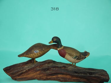 MINIATURE MALLARD PAIR, DPE