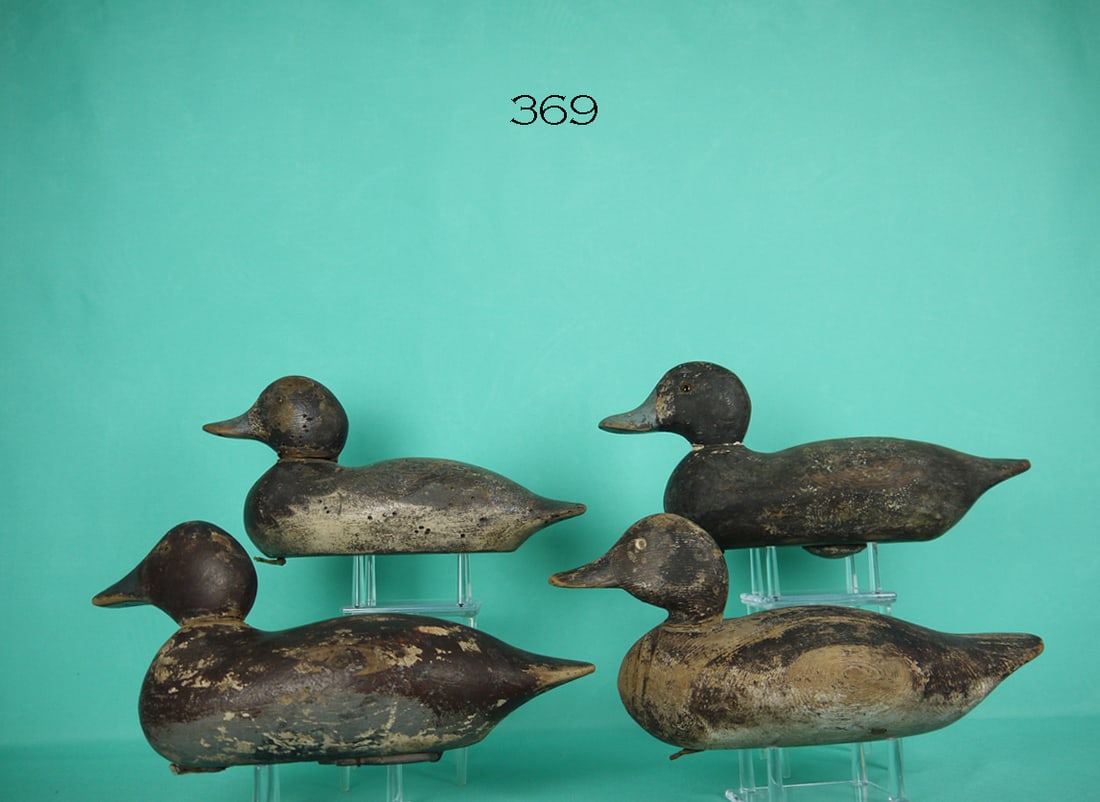 FOUR DECOYS, MASON DECOY FACTORY (1 of 2)