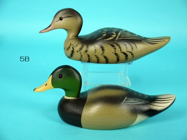 MINIATURE MALLARD PAIR, WILDFOWLER