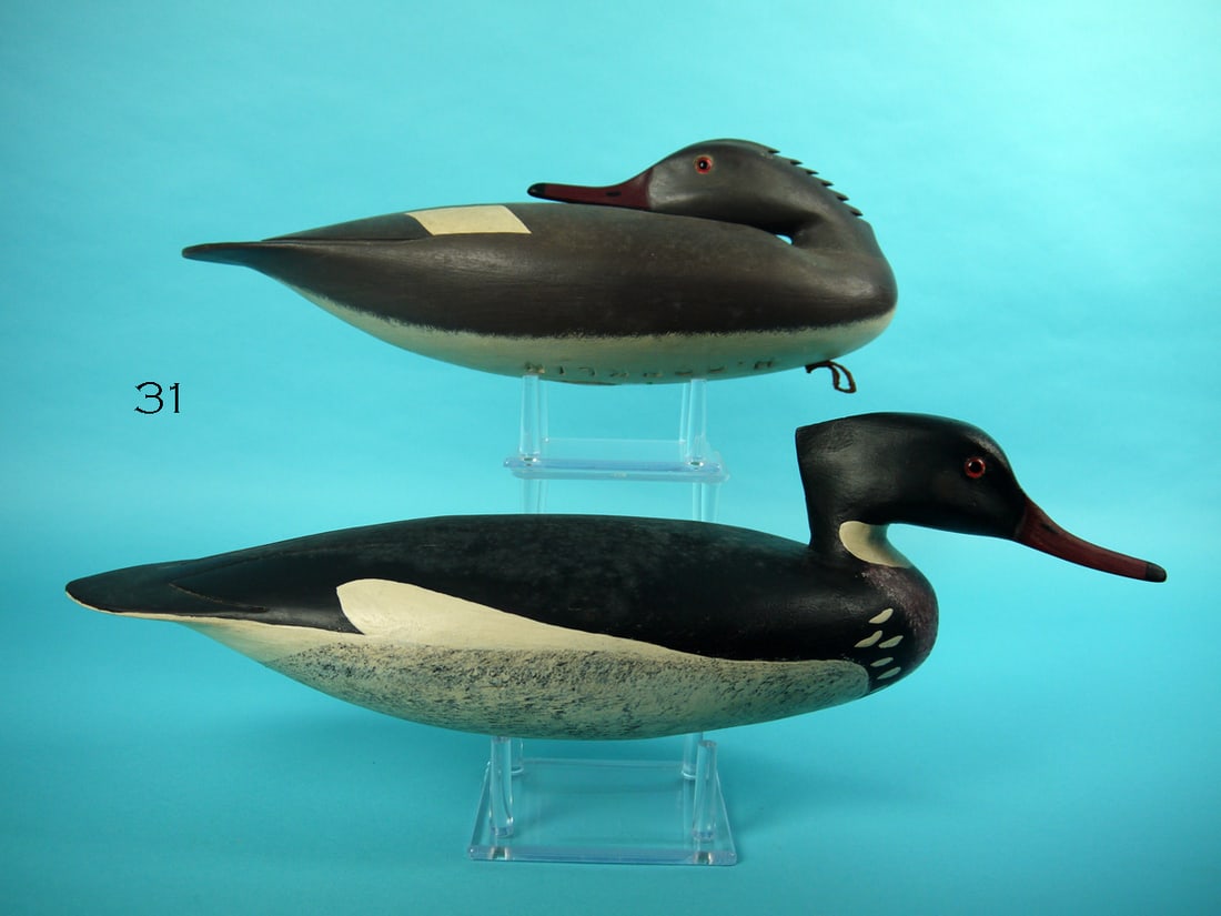 RED-BREASTED MERGANSER PAIR, H. CONKLIN (1 of 4)