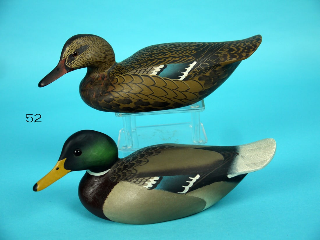 ONE-THIRD SIZE MALLARD PAIR, W. CRANMER (1 of 4)