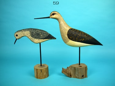 TWO SHOREBIRDS, R. DALEY