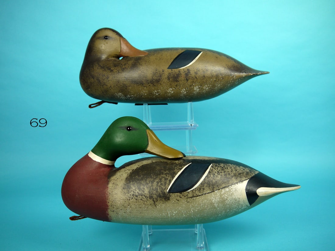 MALLARD PAIR, D. HALL (1 of 4)