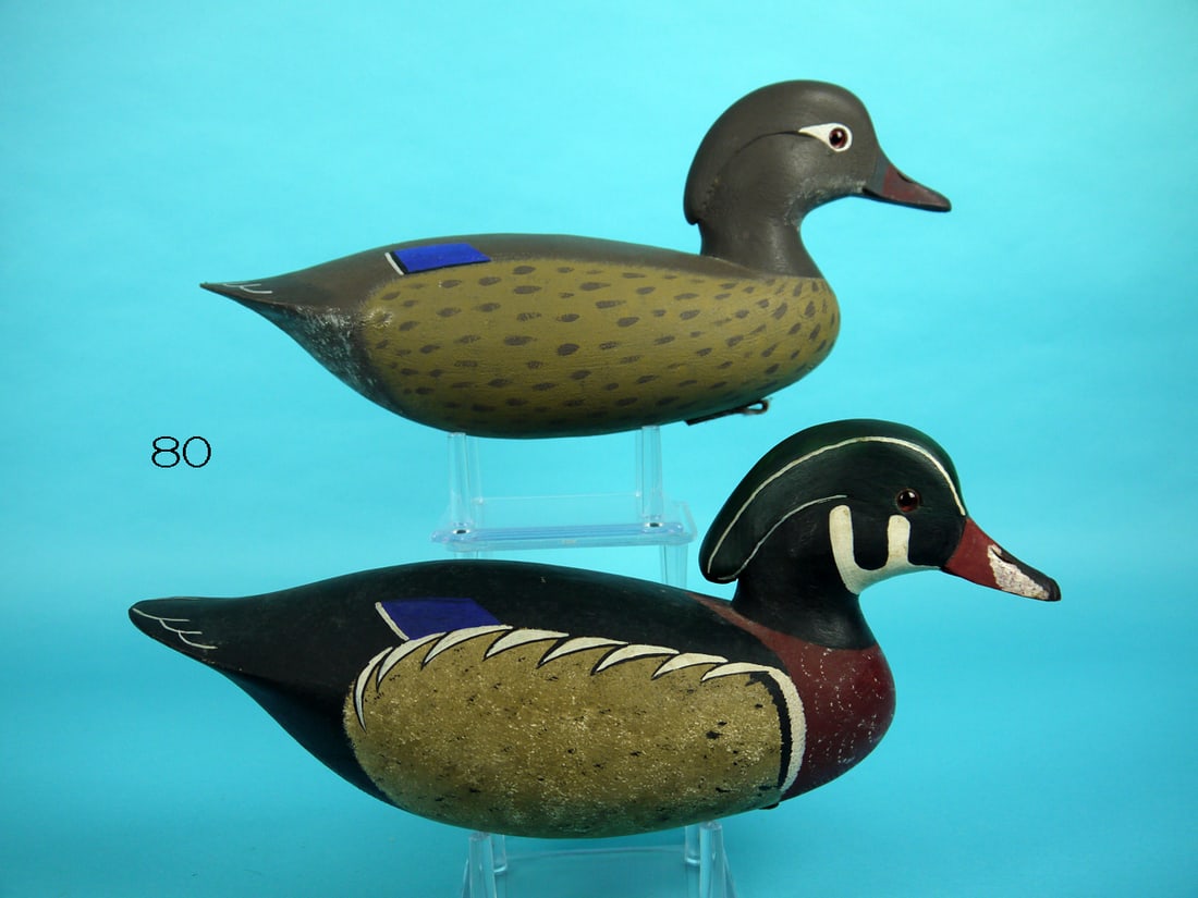 WOOD DUCK PAIR, J. HAMILTON (1 of 4)