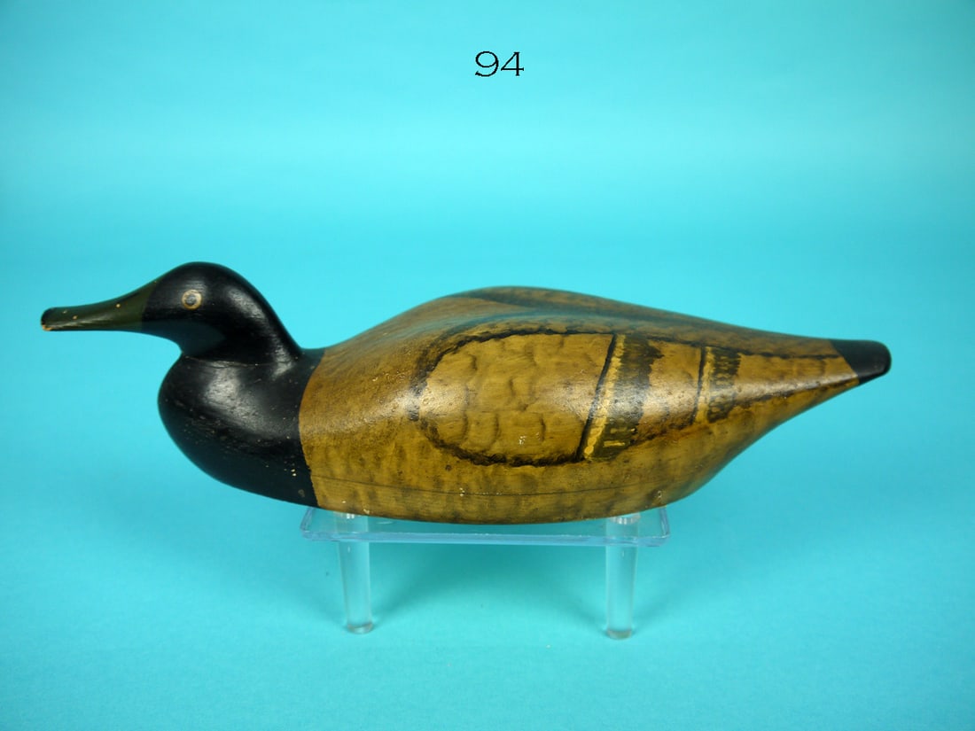 BLUEBILL DRAKE PAPERWEIGHT, F. ADAMS (1 of 4)