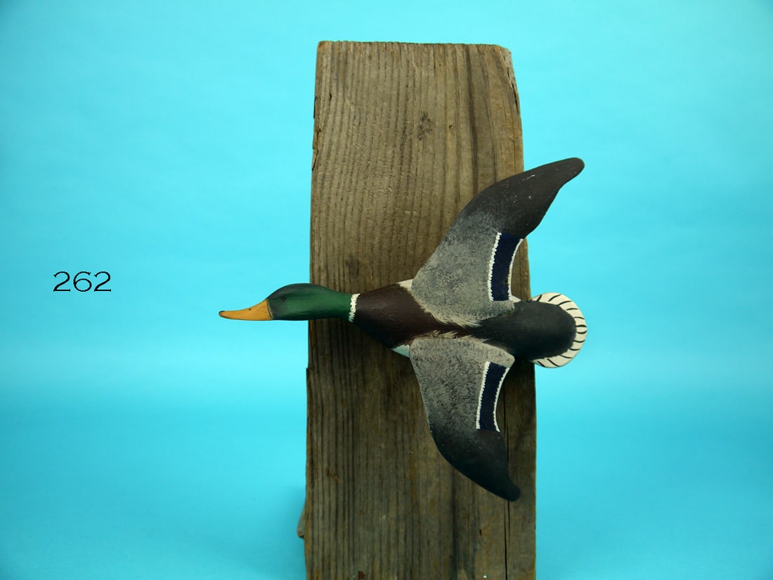 MINIATURE FLYING MALLARD DRAKE MINIATURE, B. WHITE/G. STRUNK (1 of 2)
