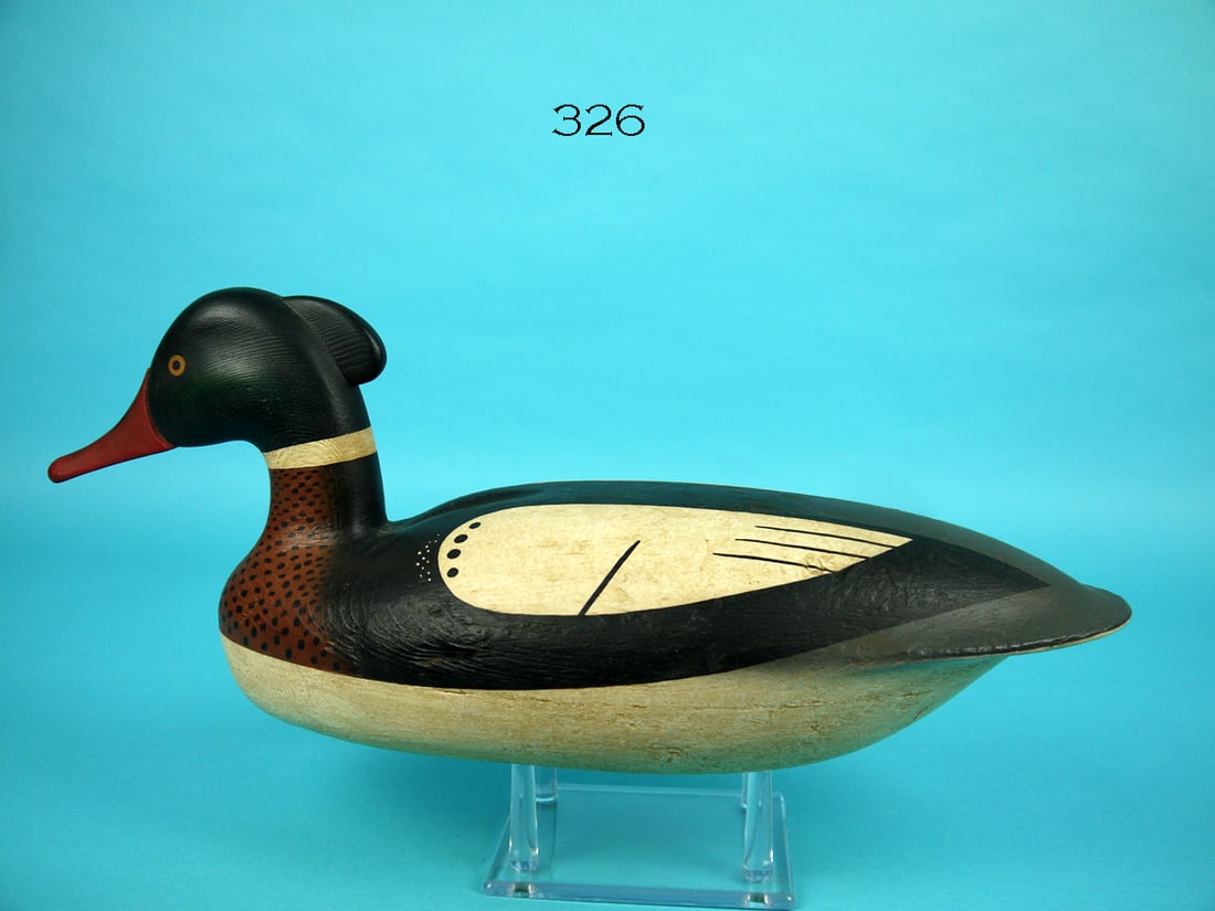 RED-BREASTED MERGANSER DRAKE, L. PARKER (1 of 4)