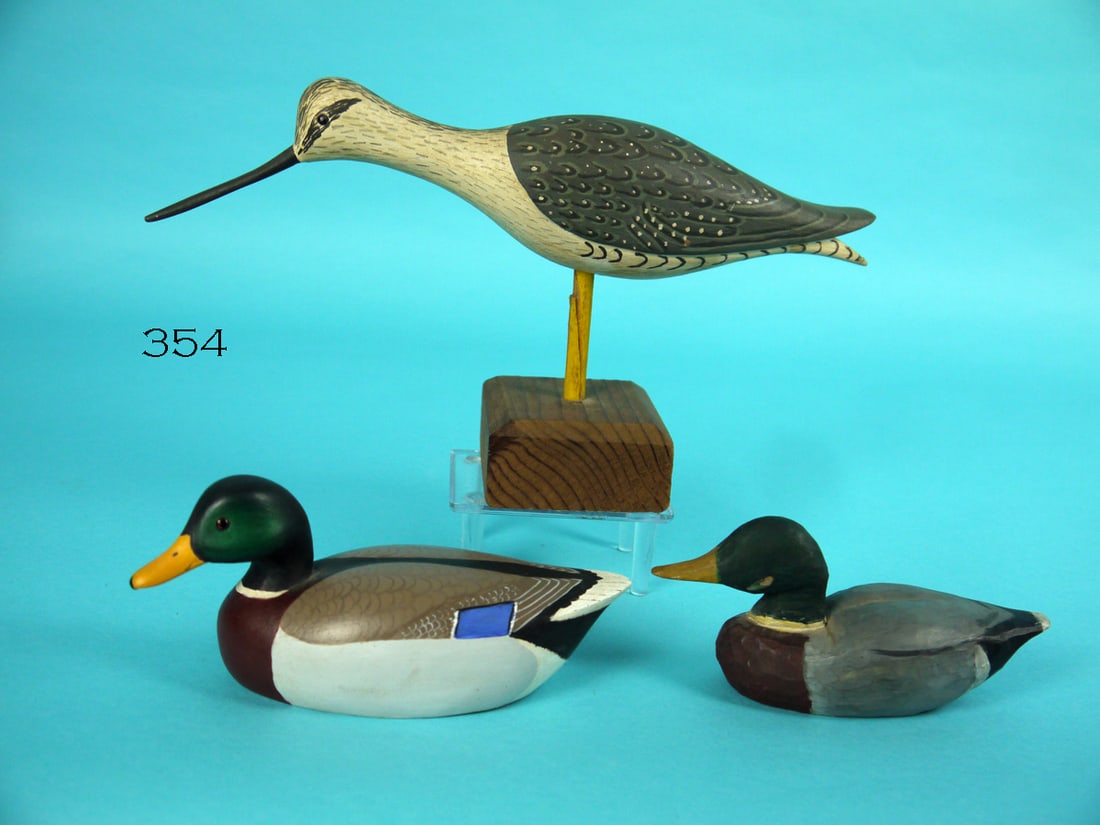 RUNNING YELLOWLEGS, E. MEACHEN/TWO MINIATURES, H. MORGAN (1 of 2)