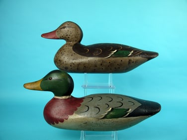 MALLARD PAIR, MASON