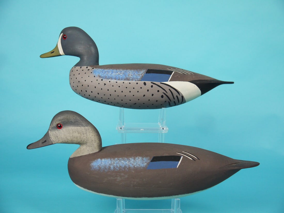 BLUE WING TEAL PAIR, H. CONKLIN (1 of 4)