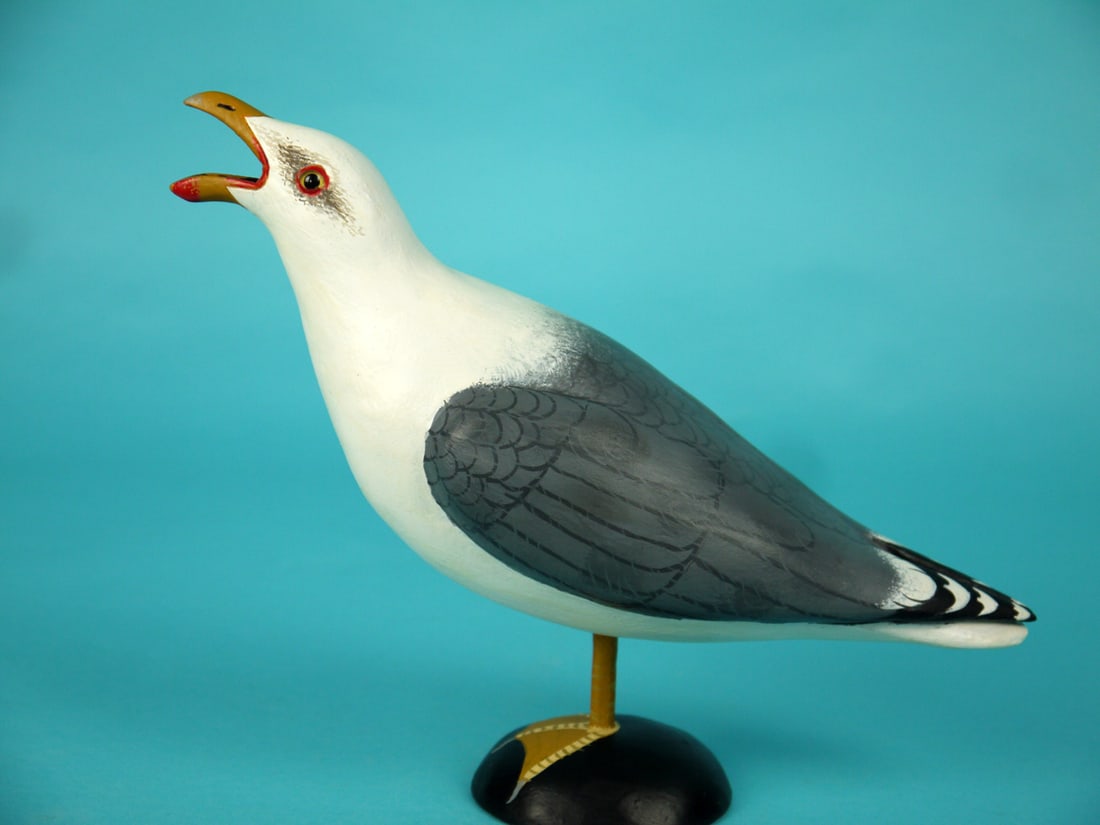 ONE-HALF SIZE HERRING GULL, J. WOOD (1 of 4)