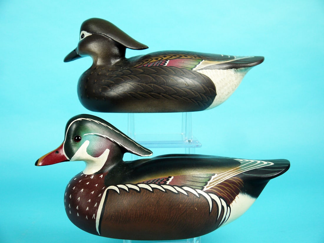 WOOD DUCK PAIR, W. CRANMER (1 of 4)