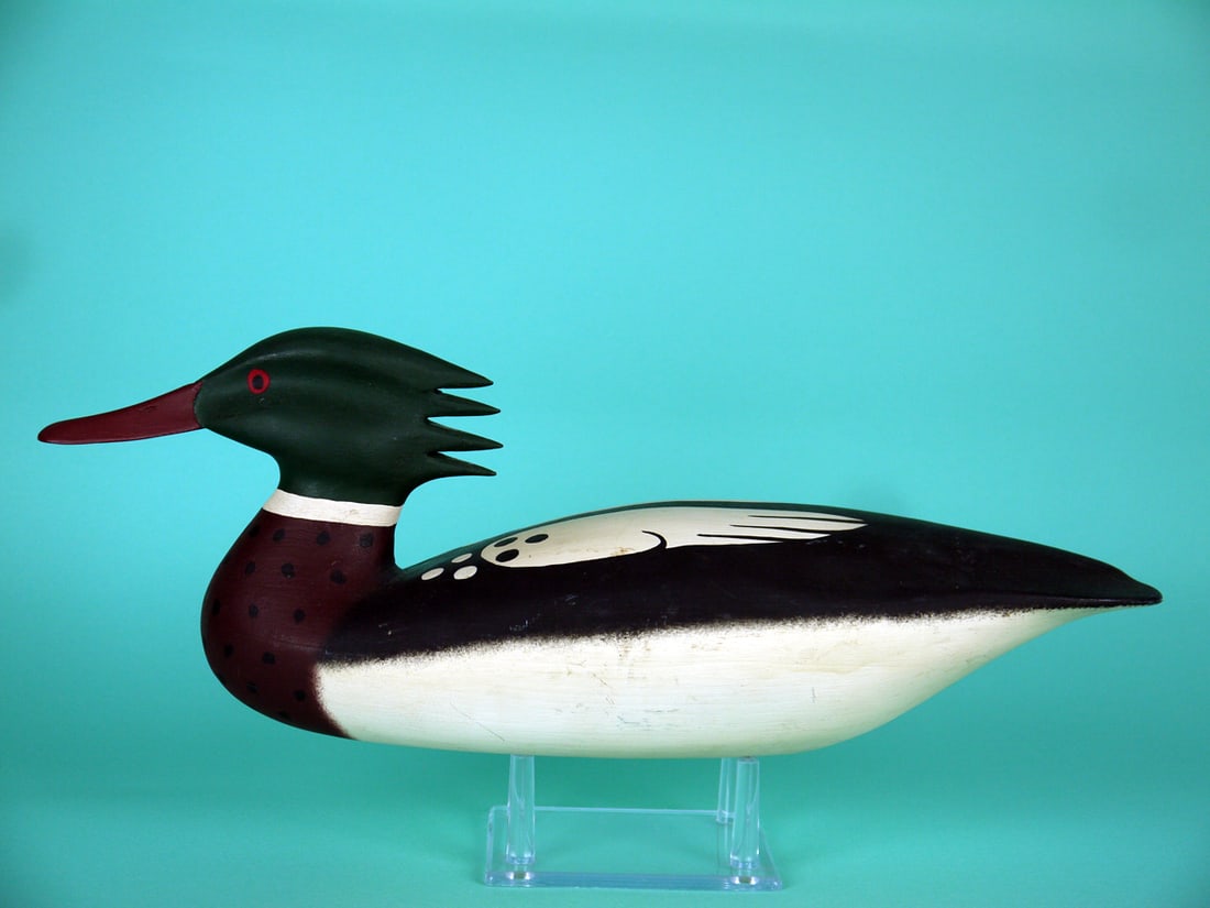 RED-BREASTED MERGANSER DRAKE, C. ALLSOPP (1 of 4)