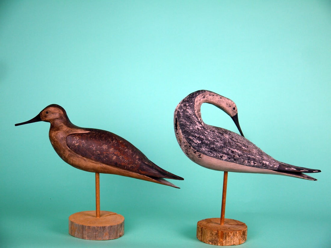 TWO SHOREBIRDS, B. BIEBER - 2