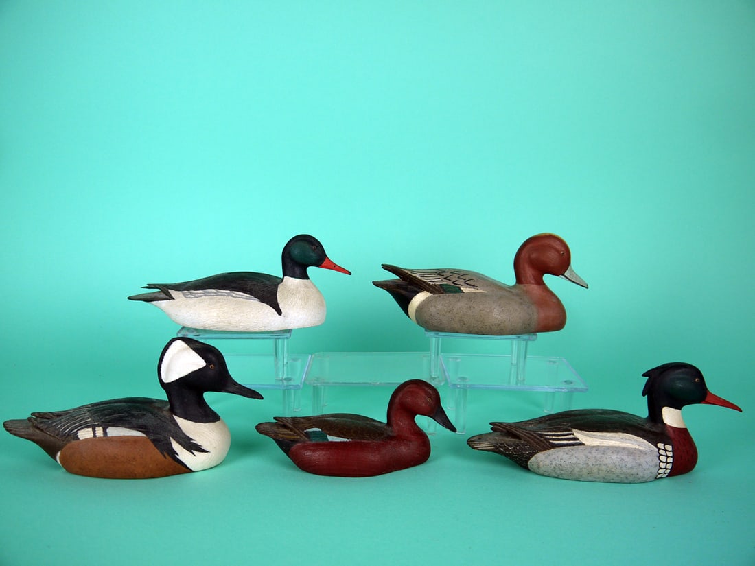 FIVE MINIATURE CARVINGS, M. HAGER - 2