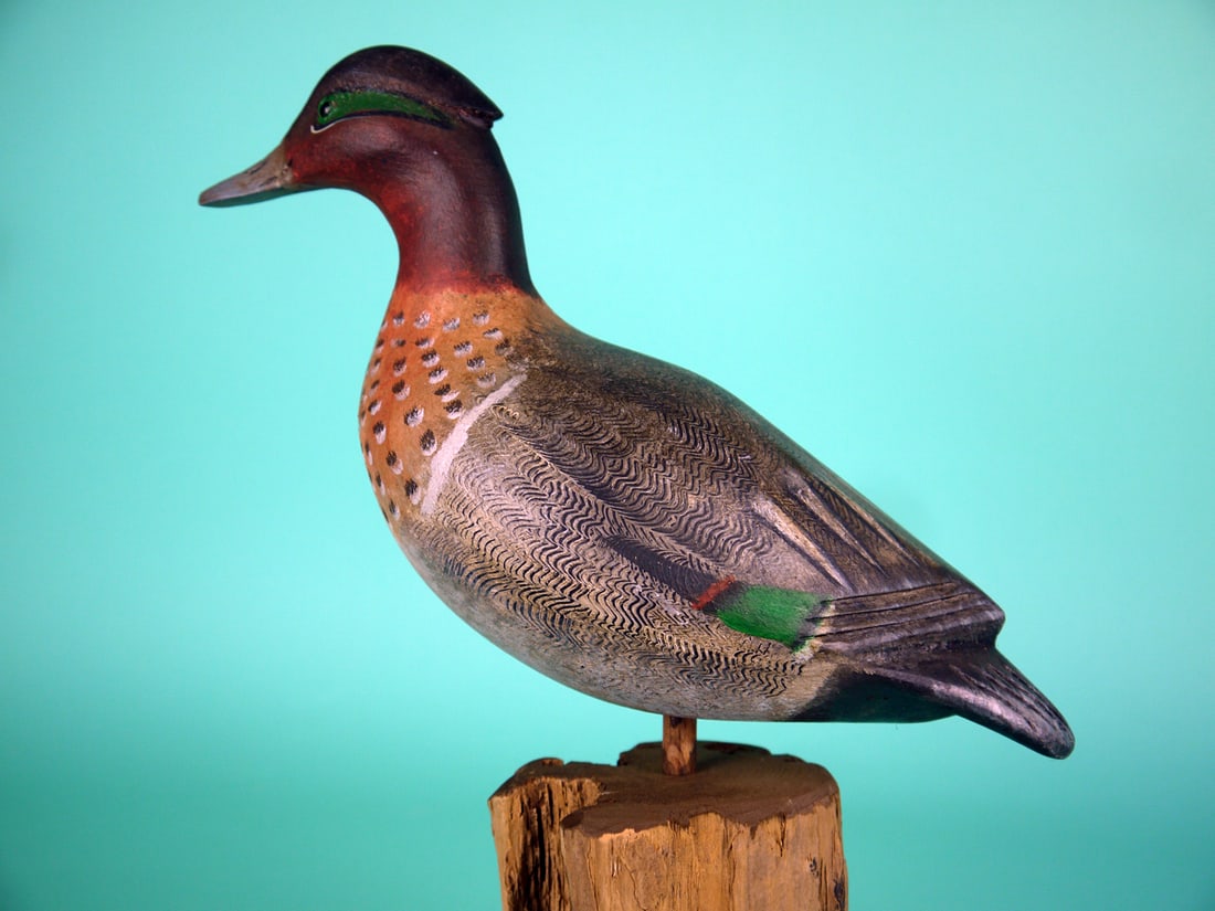 GREEN WING TEAL DRAKE, K. KIRBY (1 of 4)