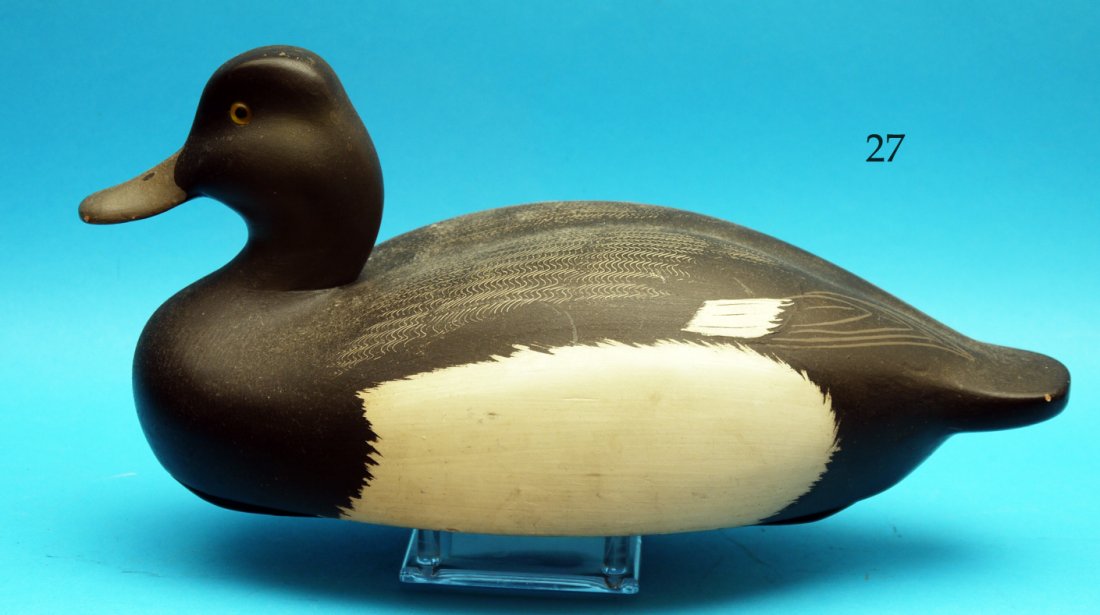 FINE BLUEBILL DRAKE by Jack Sweet, Decoys Unlimited, (1 of 1)