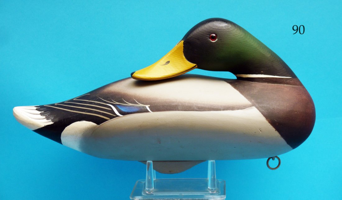 EARLY PREENING MALLARD DRAKE by Charlie Joiner, (1 of 1)