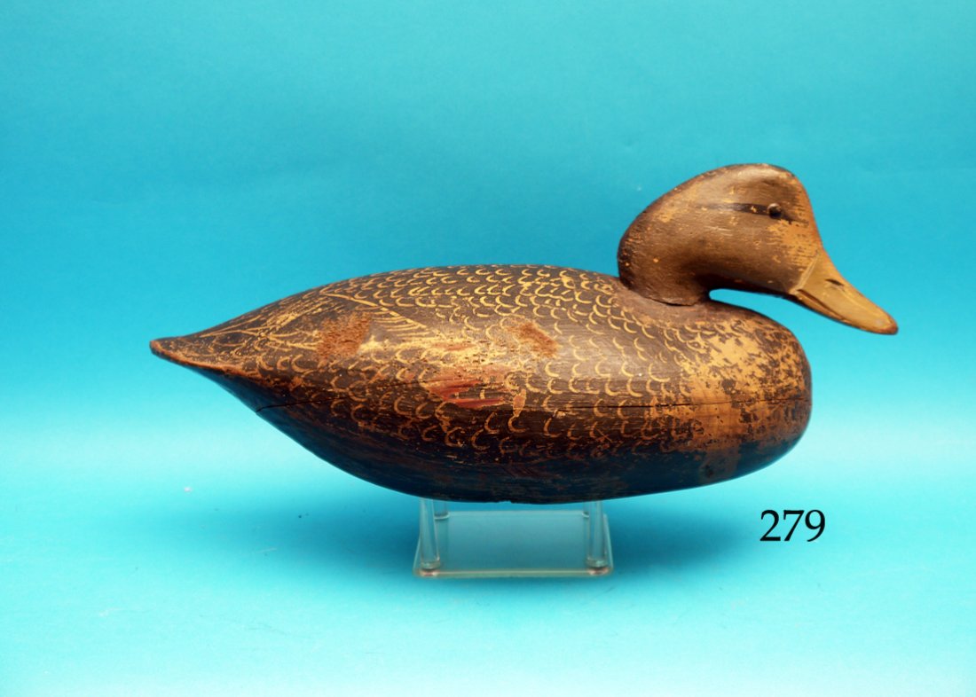 EARLY BLACK DUCK by Ira Hudson, Chincoteague, VA, circa (1 of 1)