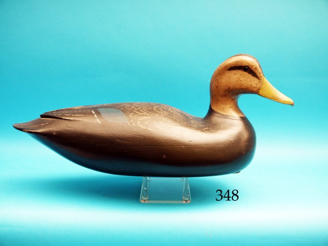 OVERSIZED BLACK DUCK by Willis Johnson, Pt. Pleasant, (1 of 1)
