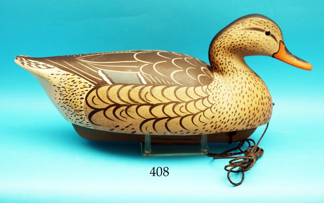 OVERSIZED MALLARD HEN from the Orvis Company. Near-mint (1 of 1)