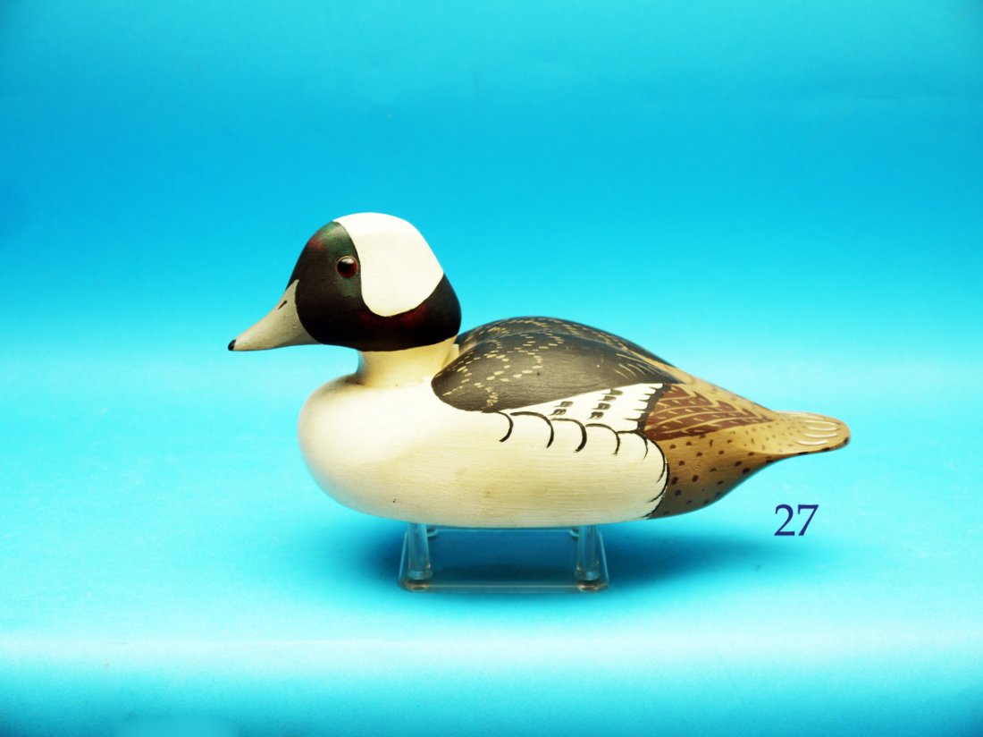 FINE AND EARLY BUFFLEHEAD DRAKE by the Wildfowler Decoy (1 of 1)